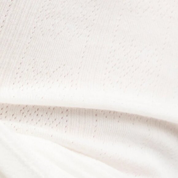 Negative Underwear organic pointelle flare pant, white, sz M - Picture 5 of 14